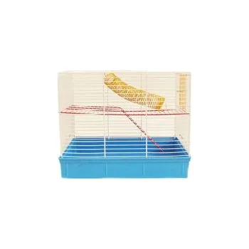 Klec pro křečka 2 patra 40 x 27 x 31 cm světle modrá