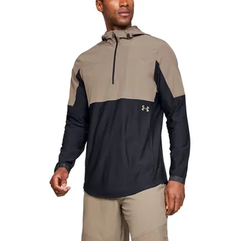 Pánská softshellová bunda Under Armour Vanish Hybrid Jacket hnědá/černá