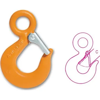 Stahovací páska HÁK S UCHEM -MODEL 8055S DOR. 11500 KG ALLOY STEEL TVRZENÝ LAKOVANÝ CE EN 1677-2 TŘÍDA 8 (HÁK S UCHEM -MODEL 8055S DOR. 11500 KG ALLOY STEEL TVRZENÝ LAKOVANÝ CE EN 1677-2 TŘÍDA 8)