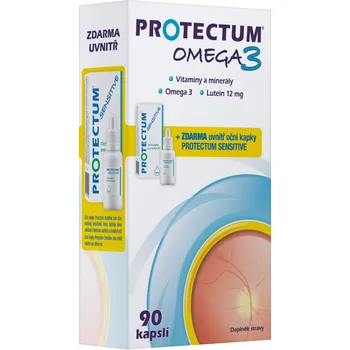 Glim Care Protectum Omega 3 90 cps. + oční kapky 10 ml