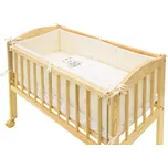 7dílná souprava do postýlky Scarlett Baby MÉĎA 90 x 41 cm - béžová