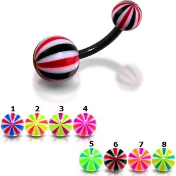 Piercing Piercingate Piercing do pupíku PBK00079 - Barva/Motiv: 4