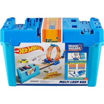 autodráha Hot Wheels Track Builder FLK90 Multi Loop Box