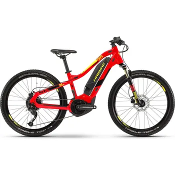 Elektrokolo Haibike Sduro Hardfour 2.0 400 Wh 24" červené 2019 34 cm