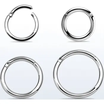 Šperk Piercingate Kruh - segment PKR00096 - Průměr kroužku: 8 mm, Průměr tyčky: 1,2 mm