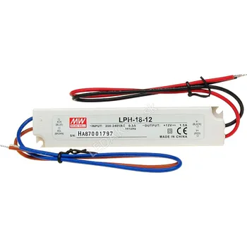 Mean Well Napájecí Adaptér Pro Led Aplikace, 18W / 1.5A