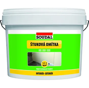 Omítka Soudal 1520108 štuková omítka bílá 8 kg