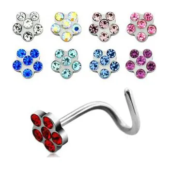 Piercing Piercingate Piercing do nosu PNO00164 - Barva/Motiv: Tyrkysová