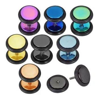 Piercing Piercingate Falešný piercing do ucha PFA00031 - Barva/Motiv: Černá