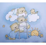 Souprava do postýlky 3dílná - Scarlett Mráček - modrá 90 x 120 cm