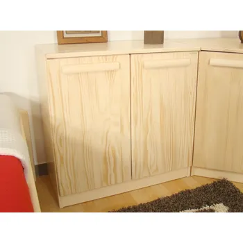 Komoda dřevěná dvířková komoda z masivu KATRIN IX (komoda s dvířky masiv)