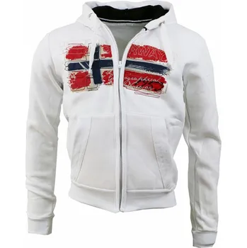 Pánská mikina Geographical Norway Gayto Men 100 bílá M