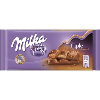 Čokoláda Milka Triple a la Caramel 30 % 90 g
