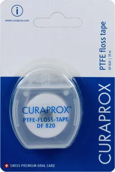 Zubní nit Curaprox DF 820 Floss Tape zubní páska s chlorhexidinem 35 m