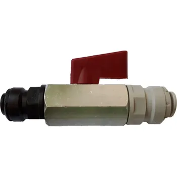 Vodovodní kohout MW kulový kohout 3/8 (9,5mm) - 5/16 (8mm) komplet, kovový