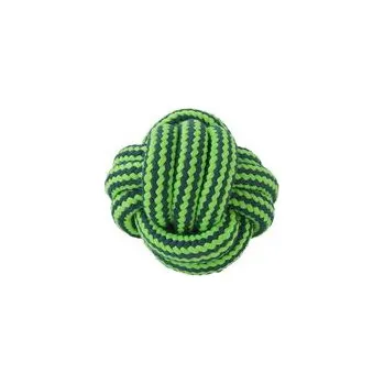 Hračka pro psa Nayeco hračka pro psa míč bavlna 9 cm 210 g zelená