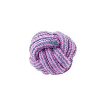 Hračka pro psa Nayeco hračka pro psa míč bavlna 5 cm 40 g fialová