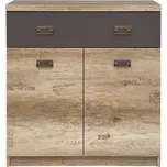 BRW Komoda MALCOLM KOM2D1S dub canyon monument s potiskem