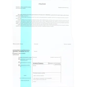 Obálka Obálka s doručenkou Kuvert B6, modrý pruh 1000 ks