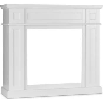 Krbová zástěna Klarstein Lausanne Frame MDF krbová konstrukce bílá