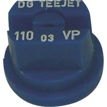 Postřikovač TeeJet DG rovnoměrná plochá postřikovací tryska 110° plastová modrá