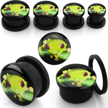 Piercing Piercingate Plug do ucha - žába PTP00184 - Průměr Tunely, plugy, roztahováky: 10 mm