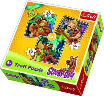 Puzzle Trefl Scooby Doo - Pozor, příšera! Puzzle 3v1