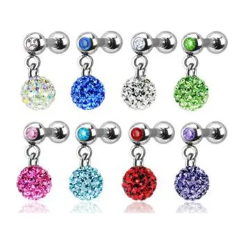 Piercing Piercingate Činka do ucha PNC00002 - Barva/Motiv: Růžová