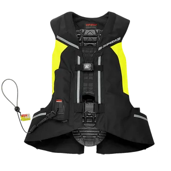 Motocyklový chránič hrudi a pátěře Spidi Full Dps Vest černo-žlutá L