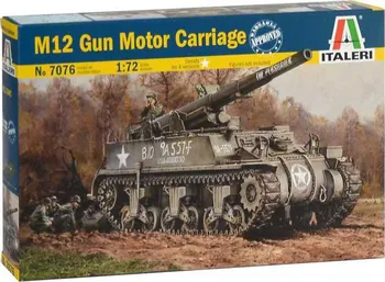 Plastikový model Italeri M12 Gun Motor Carriage 1:72