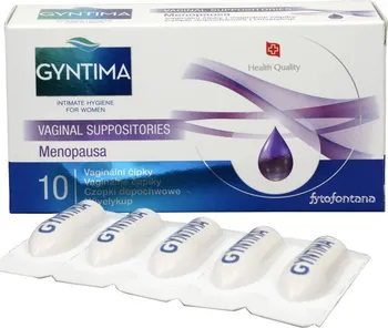 Intimní hygienický prostředek Herb Pharma Gyntima Menopausa vaginální čípky 10 ks
