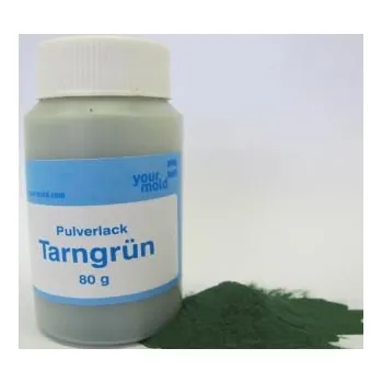 PRÁŠKOVÁ BARVA NA OLOVO TMAVĚ ZELENÁ 1000G