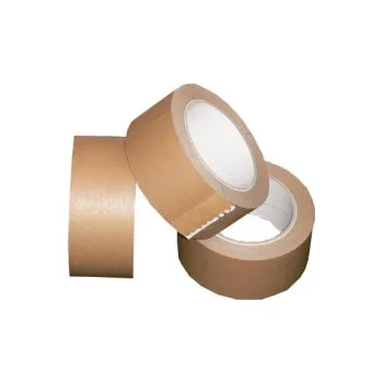 Lepicí páska Lepící páska papírová SOLVENT 50 mm šíře x 50 m návin, hnědá 4595050PAPHN