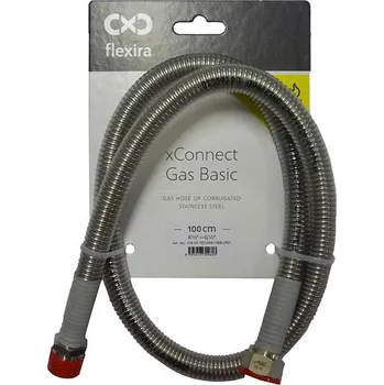 Plynová hadice Flexira xConnect Gas Basic H121G1-10 R1/2-G1/2 1 m