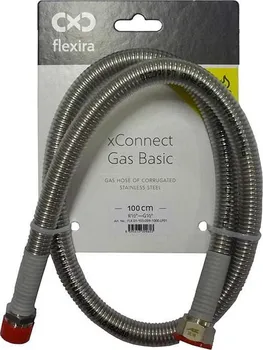 Plynová hadice Flexira xConnect Gas Basic H121G1-10 R1/2-G1/2 1 m