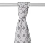 Bambusová osuška XKKO BMB 90x100 - Little Stars Silver