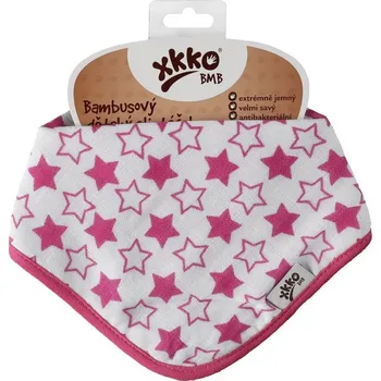 Bryndák Bambusový slintáček XKKO BMB - Little Stars Magenta