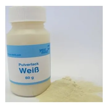 PRÁŠKOVÁ BARVA NA OLOVO BÍLÁ 80G