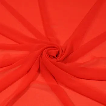 Šifon 251 oranžovočervený, š.145