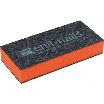 Přípravek na nehty ENII NAILS Blok oranžový malý 180/100