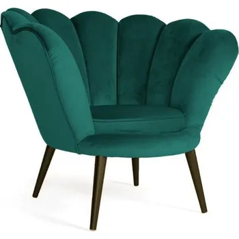 Křeslo MAMBA křeslo Tristan lahvově zelená/wenge