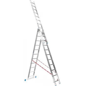 Venbos Profi trojdílný výsuvný žebřík, 3x 7 příček