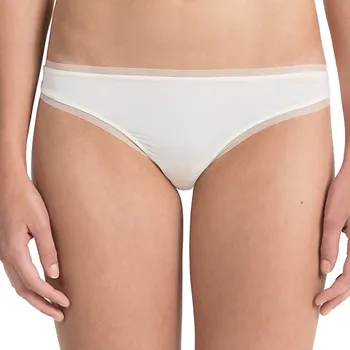 Kalhotky Calvin Klein tanga QF1666E smetanová - Smetanová / M