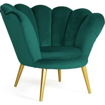 Křeslo MAMBA křeslo Tristan lahvově zelená/zlatá