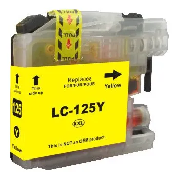 Cartridge Brother LC 125XLY - kompatibilní náplně do tiskárny Brother