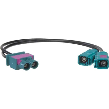 Autoanténa Anténní adaptér dvojitý Fakra samec - 2x Fakra samice