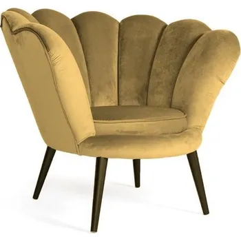 Křeslo MAMBA křeslo Tristan tmavě žlutá/wenge