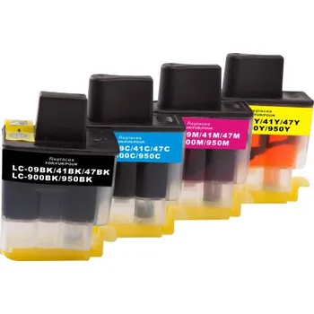 Počítačové příslušenství Cartridge-SET Brother LC 900CMYK - kompatibilní náplně do tiskárny Brother