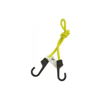 Lany TOPTRADE lano pryžové s textilním opletem a plastovými háky, 8mm x 80 - 150cm, 20kg 405127