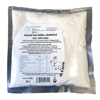 Přisada na vaření a pečení Capramilk Sušené kozí mléko plnotučné 300 g